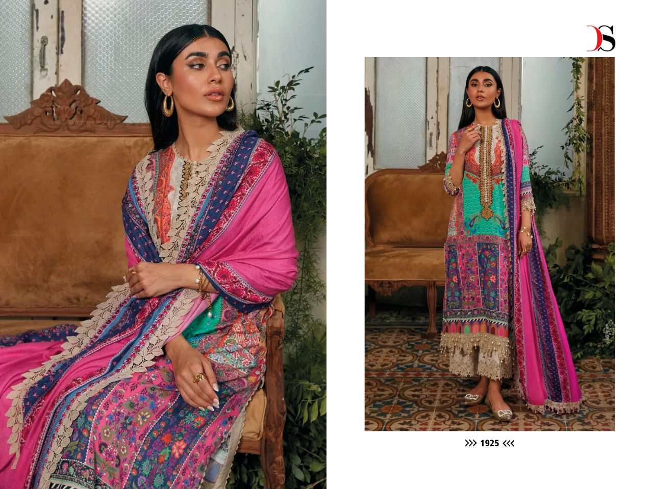 Deepsy Muzlin 22 Vol 3 Wholesale Pakistani Salwar Suit Catalog